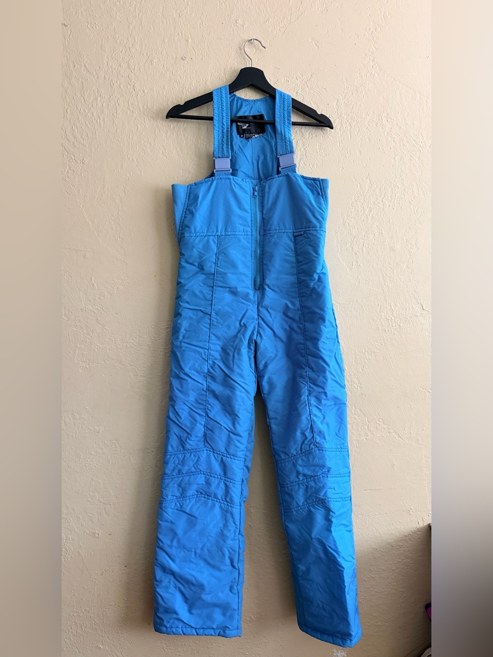 Comfort Zone Bright Blue Insulated Snow Bib Jumpsuit
